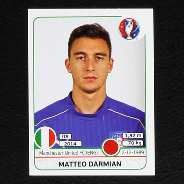 Matteo Darmian Panini Sticker No. 501 - Euro 2016