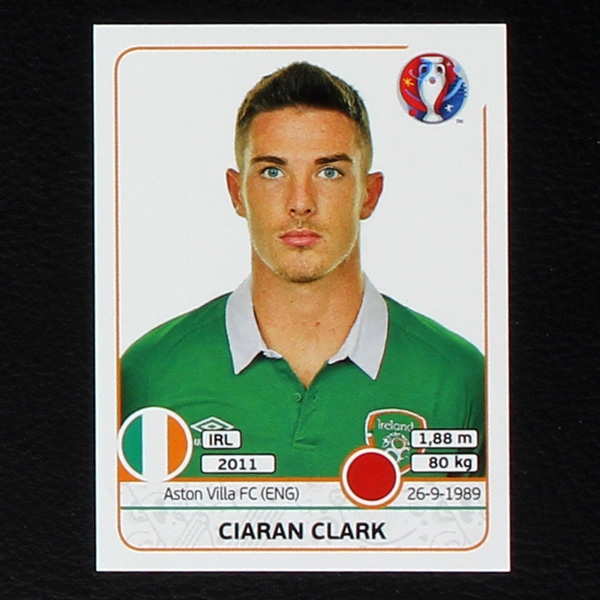 Ciaran Clark Panini Sticker No. 524 - Euro 2016