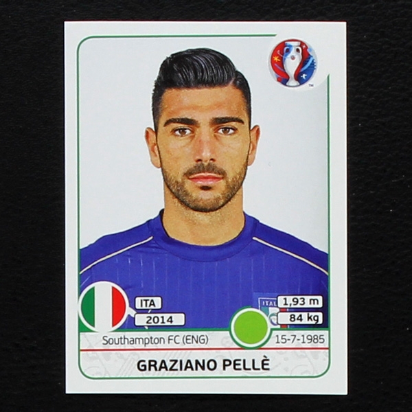 Graziano Pelle Panini Sticker No. 516 - Euro 2016