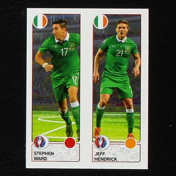 Ward - Hendrick Panini Sticker No. 540 - Euro 2016