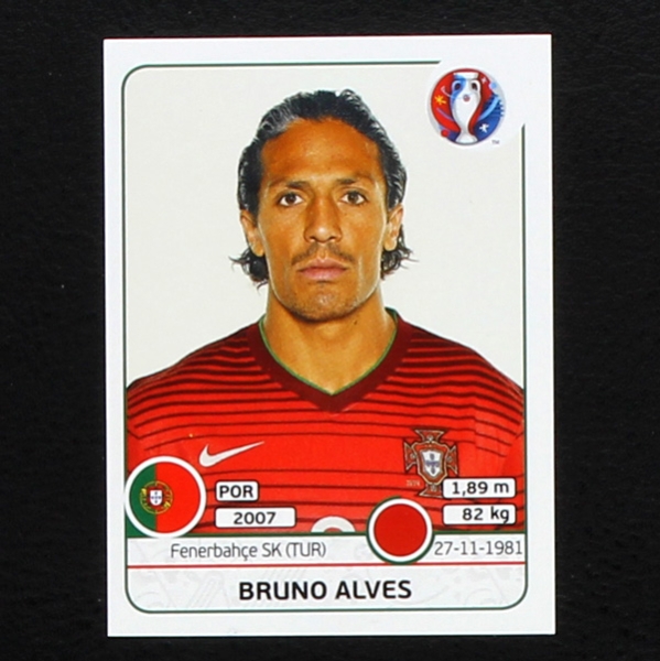 Bruno Alves Panini Sticker No. 578 - Euro 2016