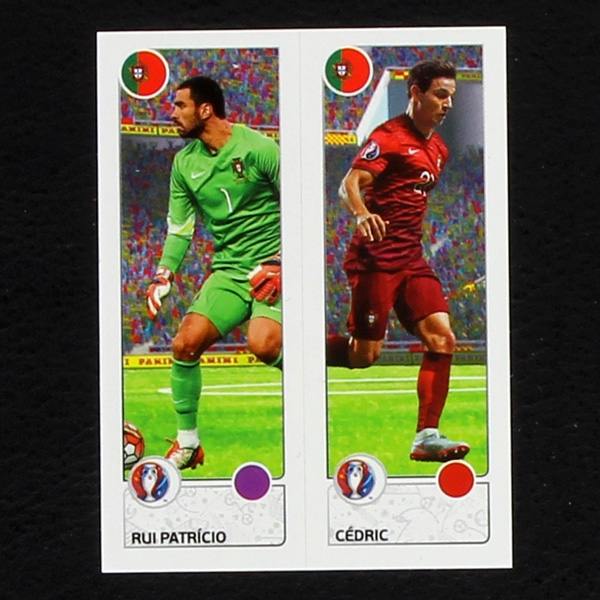 Patricio - Cedric Panini Sticker No. 598 - Euro 2016