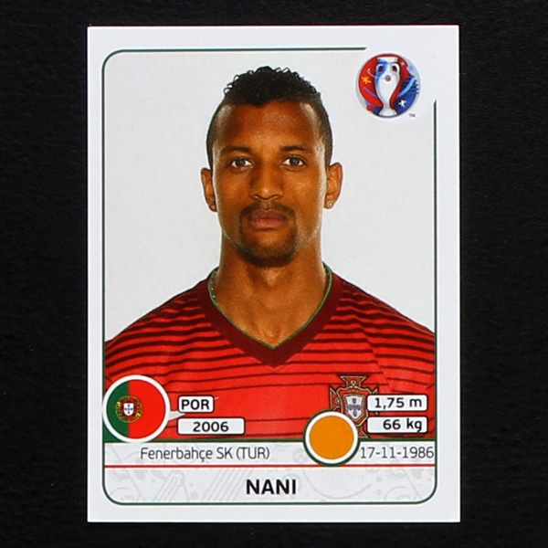 Nani Panini Sticker No. 590 - Euro 2016