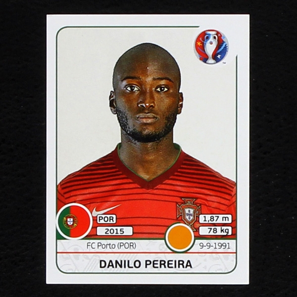 Danilo Pereira Panini Sticker No. 586 - Euro 2016