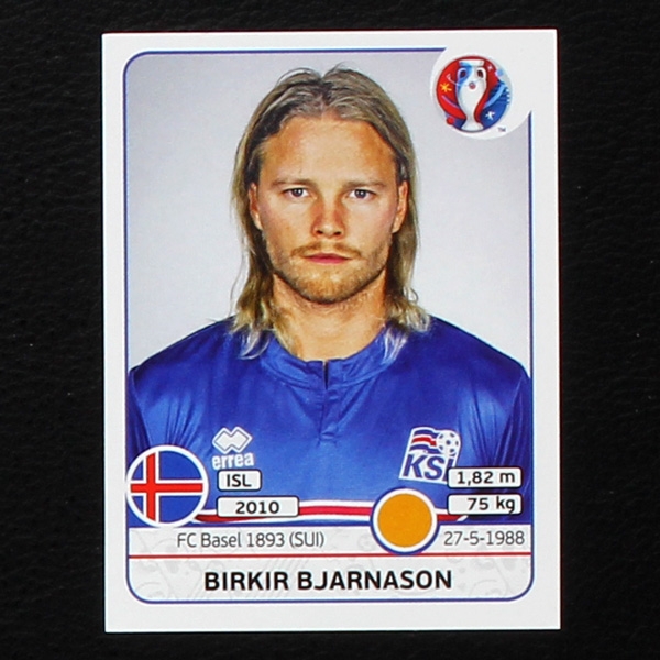 Birkir Bjarnason Panini Sticker No. 616 - Euro 2016