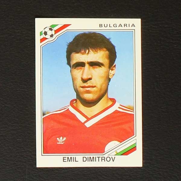 Mexico 86 Nr. 061 Panini Sticker Emil Dimitrov