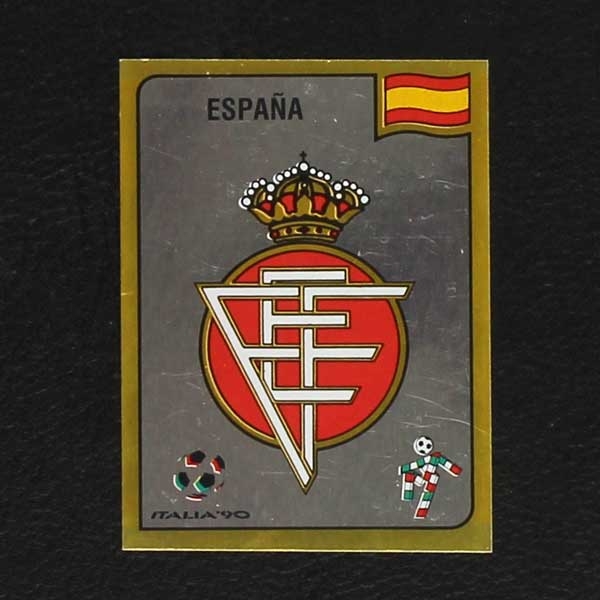 Italia 90 Nr. 344 Panini Sticker Espana Wappen