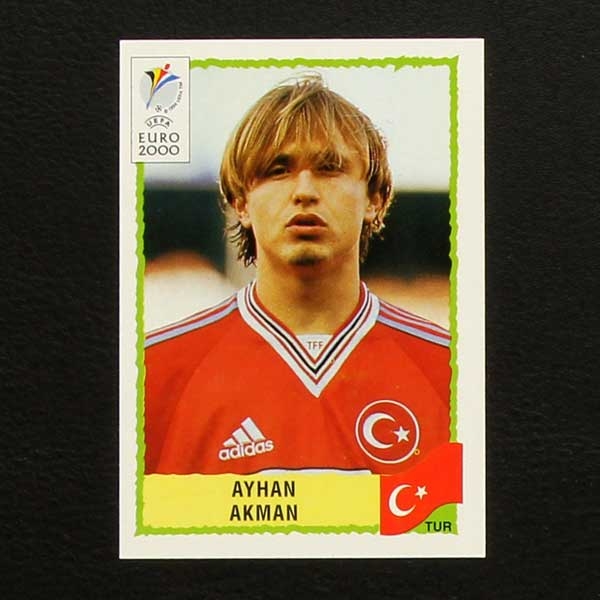 Euro 2000 Nr. 158 Panini Sticker Ayhan Akman