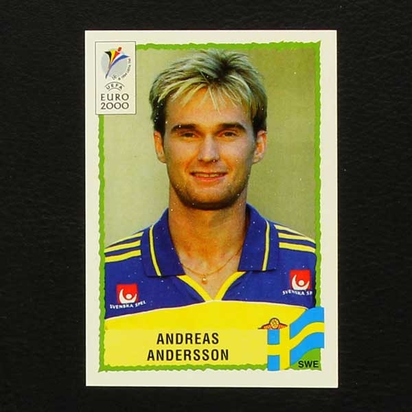 Euro 2000 Nr. 135 Panini Sticker Andreas Andersson