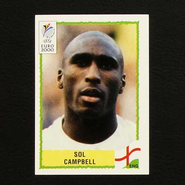 Euro 2000 Nr. 078 Panini Sticker Sol Campbell