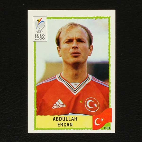 Euro 2000 Nr. 155 Panini Sticker Abdullah Ercan