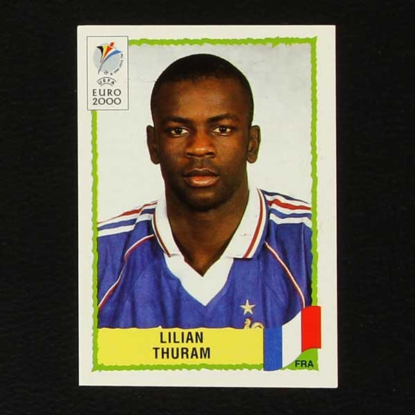 Euro 2000 Nr. 340 Panini Sticker Lilian Thuram