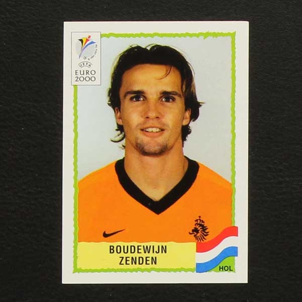 Euro 2000 Nr. 286 Panini Sticker Boudewijn Zenden