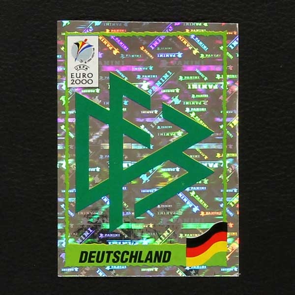 Euro 2000 Nr. 003 Panini Sticker Wappen Deutschland