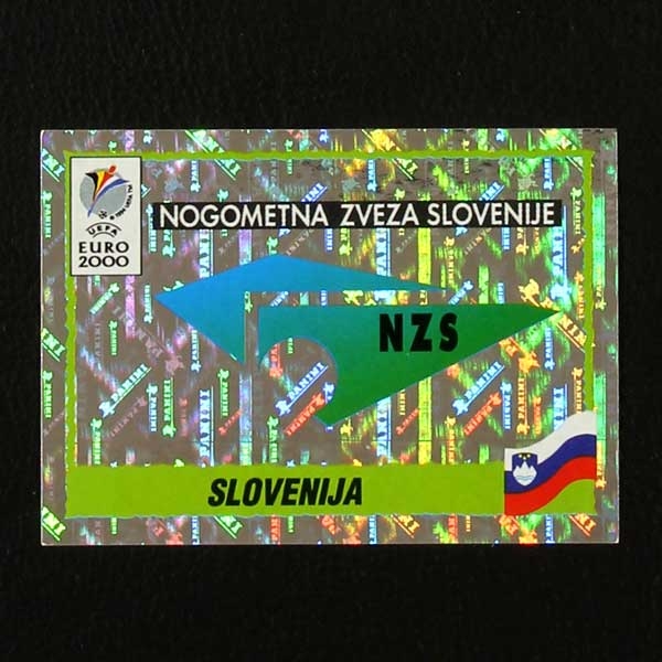 Euro 2000 No. 252 Panini sticker badge Slovenija