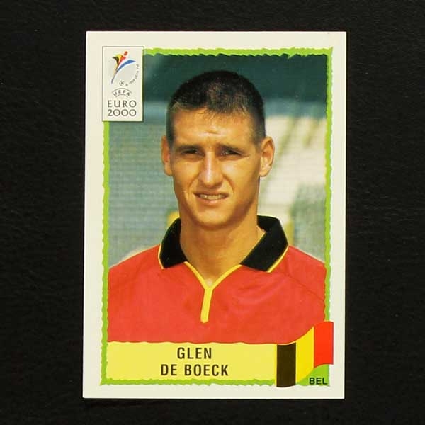 Euro 2000 Nr. 102 Panini Sticker Glen de Boeck