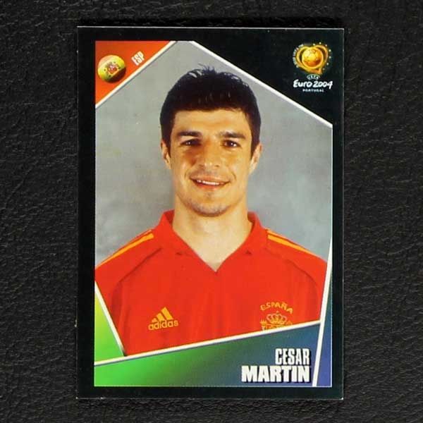 Euro 2004 Nr. 075 Panini Sticker Cesar Martin