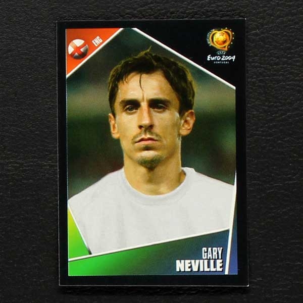 Euro 2004 Nr. 118 Panini Sticker Gary Neville