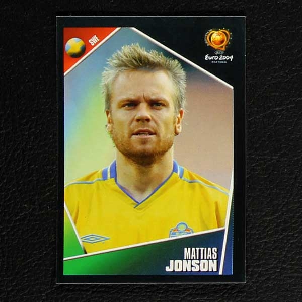 Euro 2004 Nr. 196 Panini Sticker Mattias Jonson