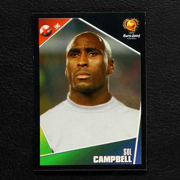 Euro 2004 Nr. 120 Panini Sticker Sol Campbell