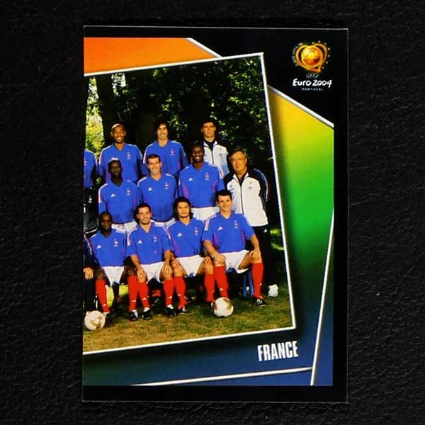 Euro 2004 Nr. 092 Panini Sticker Team Frankreich rechts