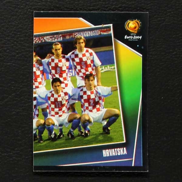 Euro 2004 Nr. 157 Panini Sticker Team Kroatien rechts