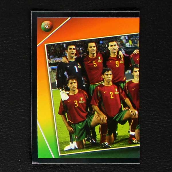 Euro 2004 Nr. 005 Panini Sticker Team Portugal links