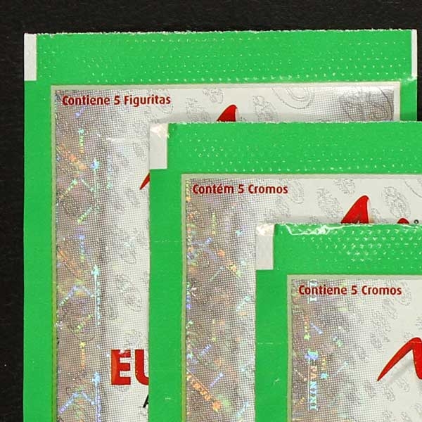 Euro 2008 Panini brasilianische Tüten glänzend 3 Varianten