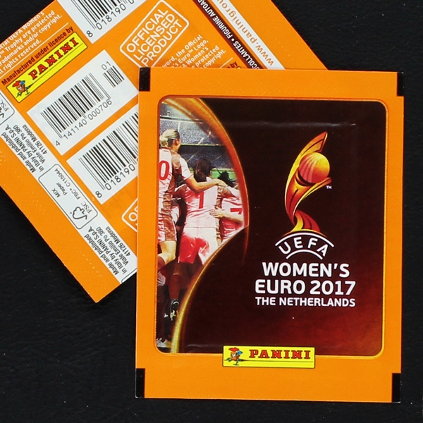 Euro 2017 Womens Panini sticker bag german Version