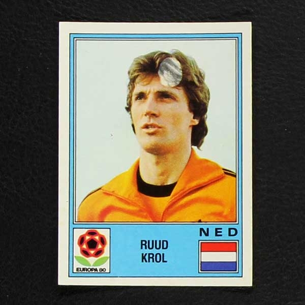 Ruud Krol Panini Sticker Euro 80