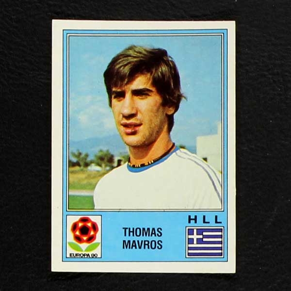 Thomas Mavros Panini Sticker Euro 80