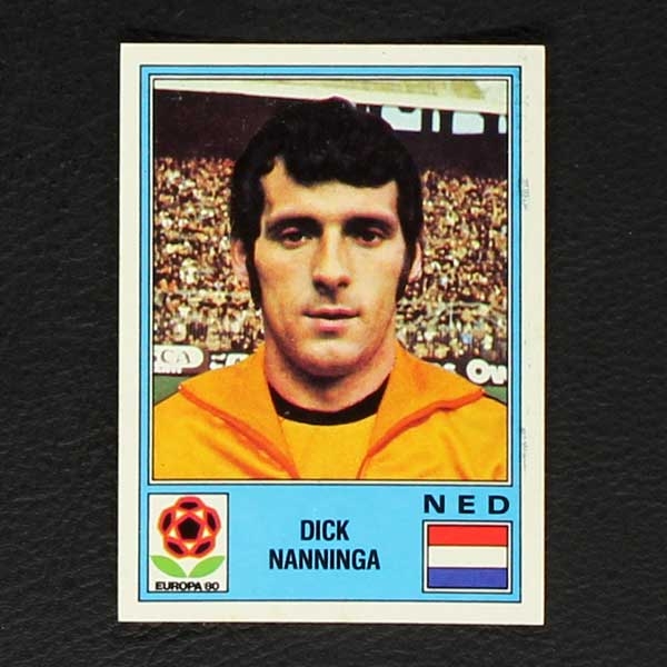 Dick Nanninga Panini Sticker Euro 80