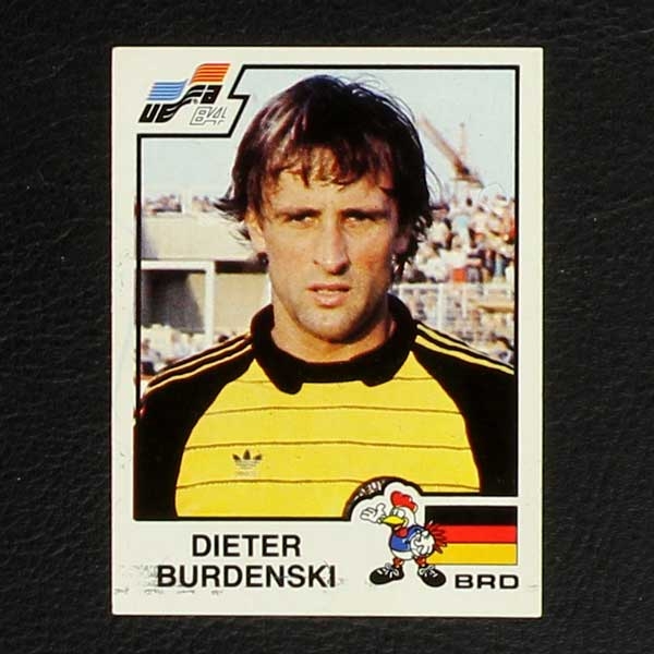 Euro 84 Nr. 156 Panini Sticker Dieter Burdenski