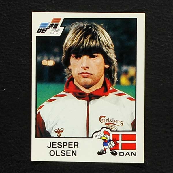 Euro 84 Nr. 075 Panini Sticker Jesper Olsen