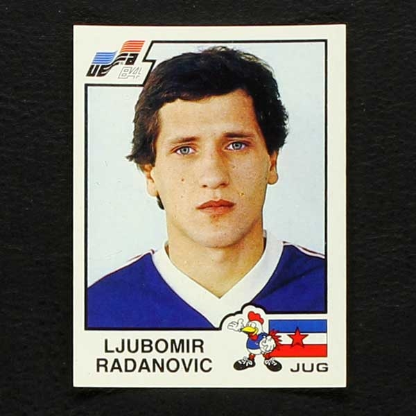 Euro 84 Nr. 118 Panini Sticker Ljubomir Radanovic