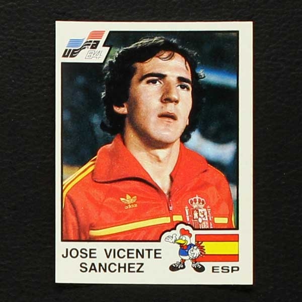 Euro 84 Nr. 214 Panini Sticker Jose Vicente Sanchez