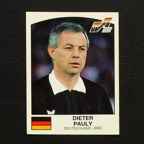 Euro 88 Nr. 263 Panini Sticker Dieter Pauly