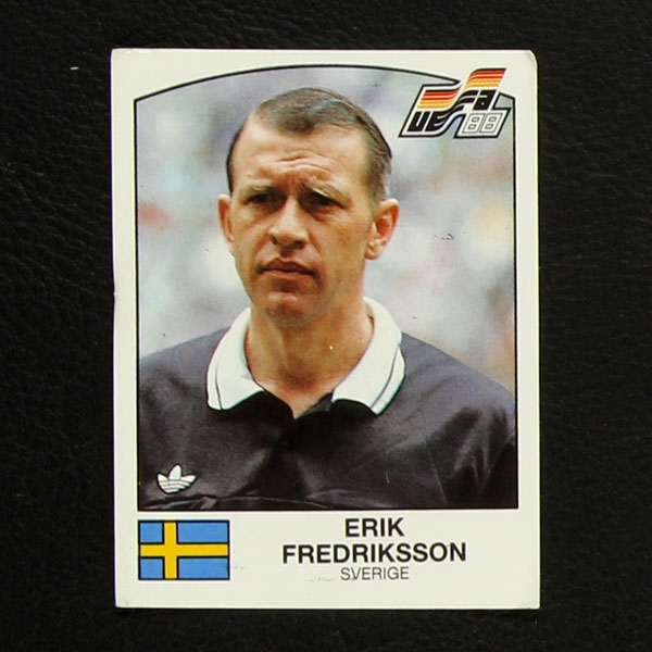 Euro 88 Nr. 262 Panini Sticker Erik Fredriksson
