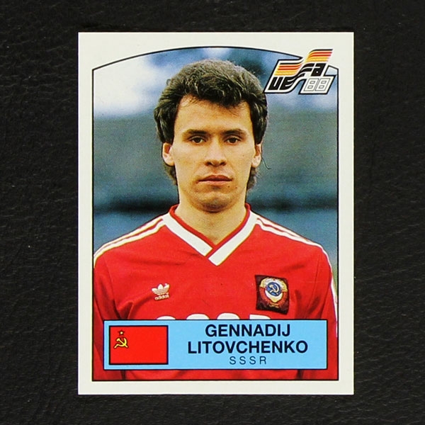 Euro 88 Nr. 254 Panini Sticker Gennadij Litovchenko