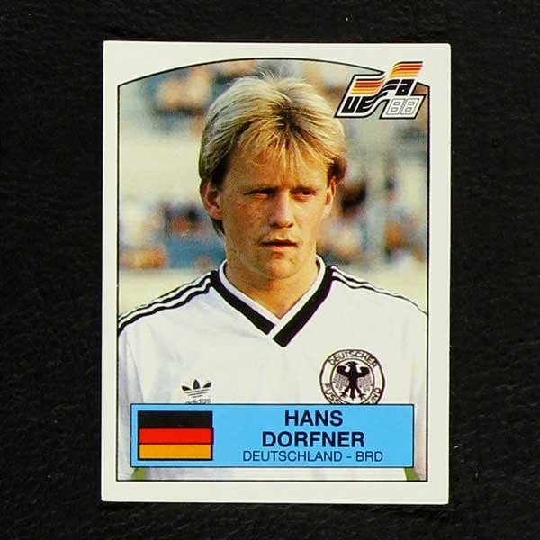 Euro 88 Nr. 063 Panini Sticker Hans Dorfner