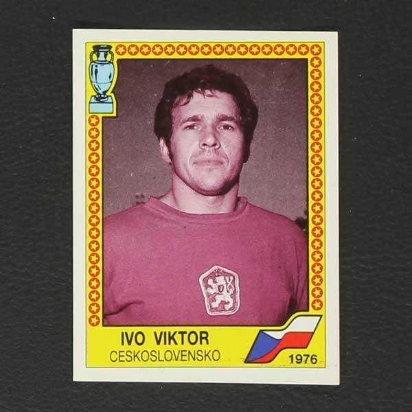 Euro 88 Nr. 014 Panini Sticker Ivo Viktor 1976