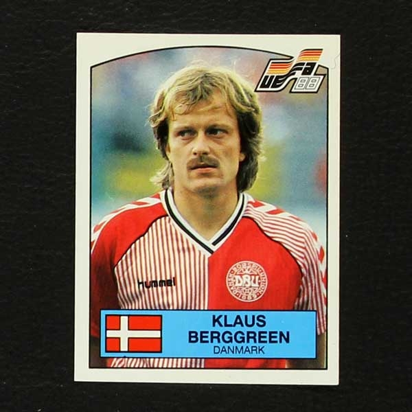 Euro 88 Nr. 119 Panini Sticker Klaus Berggreen