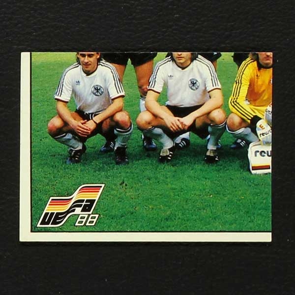 Euro 88 Nr. 047 Panini Sticker Deutschland-BRD unten links