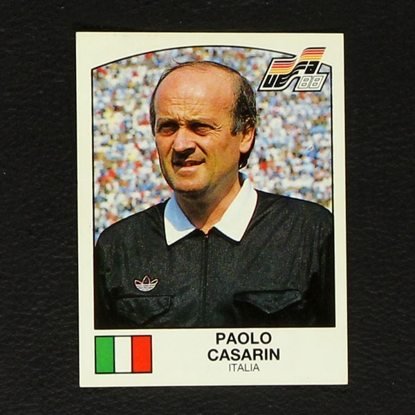 Euro 88 No. 261 Panini sticker Paolo Casarin