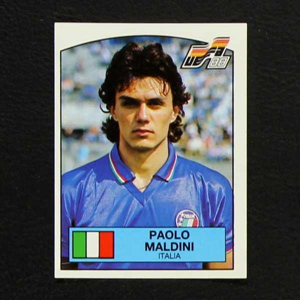 Euro 88 Nr. 087 Panini Sticker Paolo Maldini