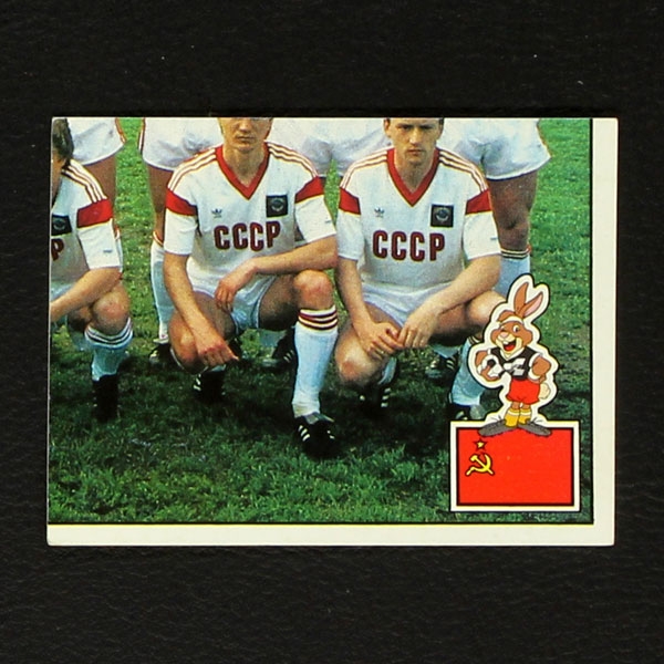 Euro 88 No. 237 Panini sticker team SSSR below right