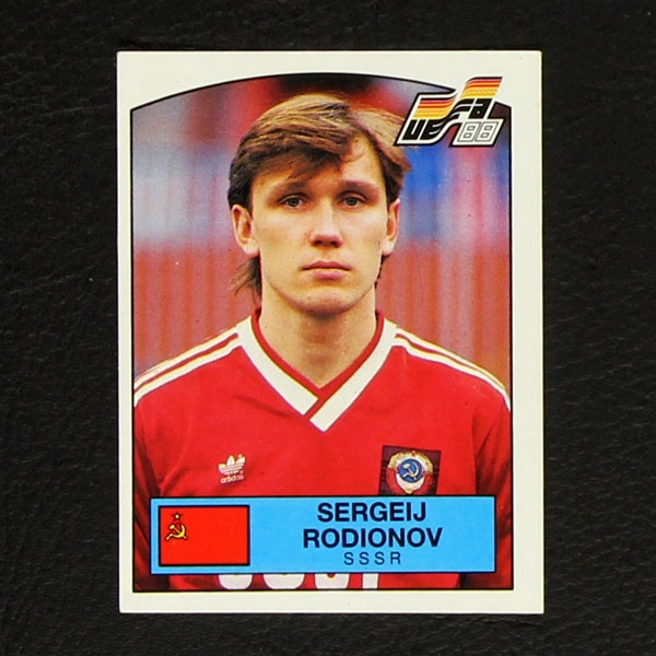 Euro 88 Nr. 260 Panini Sticker Sergeij Rodionov