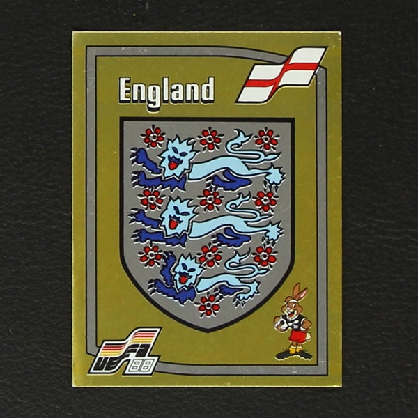 Euro 88 Nr. 158 Panini Sticker Wappen England