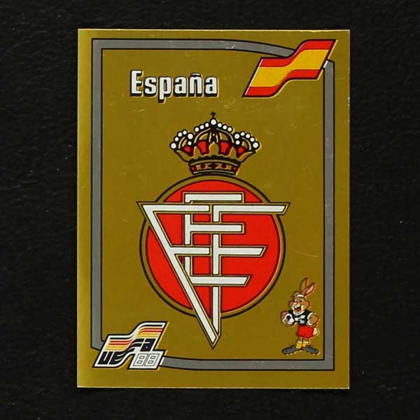 Euro 88 Nr. 131 Panini Sticker Wappen Espana