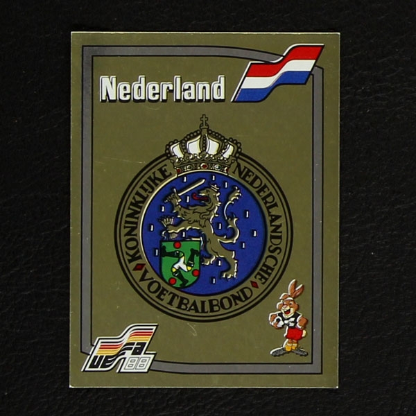 Euro 88 Nr. 212 Panini Sticker Wappen Nederland